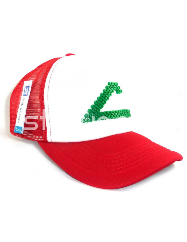 Gorra Trucker Entrenador Pixel Art 3D | Sttikup
