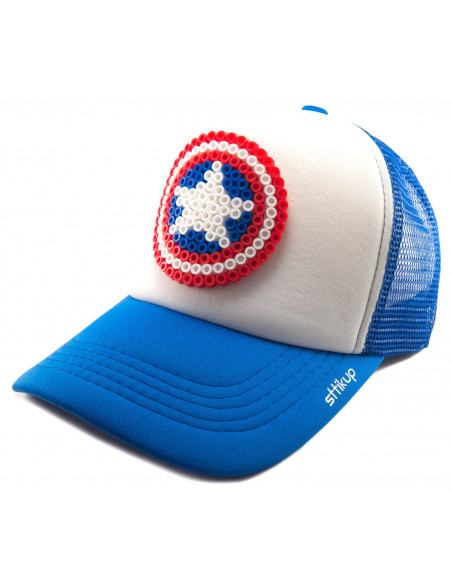 Gorra Capitan America Sttikup 3D niño