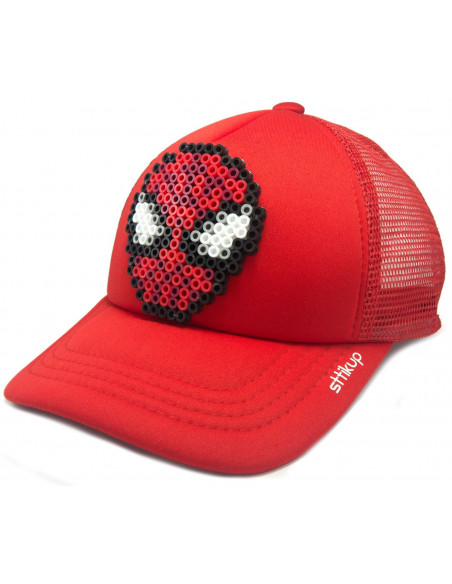 Gorra niños 3-6 Años - Aracnido  Pixel Art 3D | Sttikup