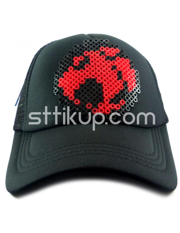 Gorra Trucker Pixel Art 3D - Felino Cosmico | Sttikup