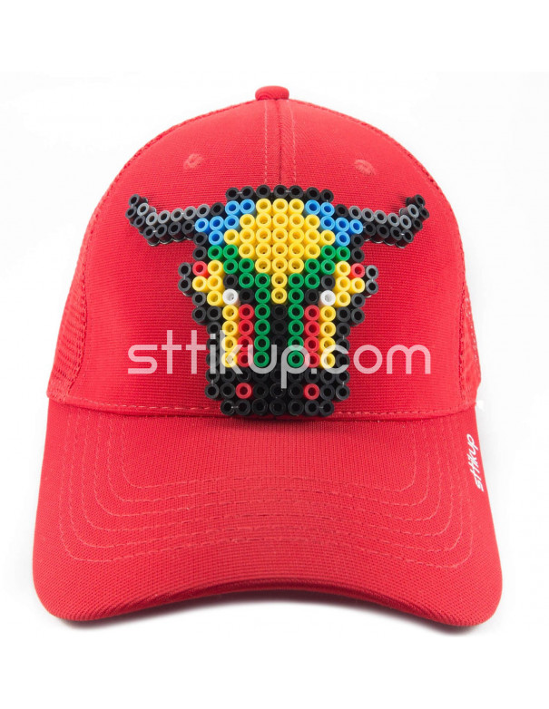 Gorra trucker Pixel Art 3D - Torito |...