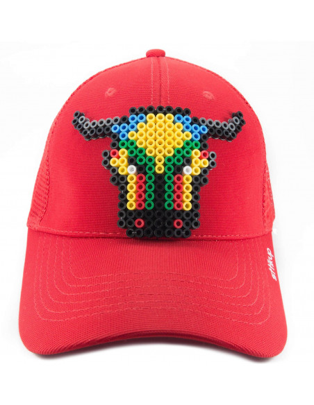 Gorra trucker Pixel Art 3D - Torito | Sttikup