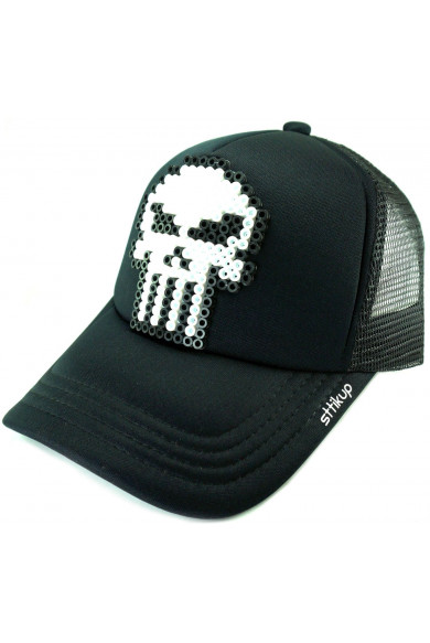 Gorra trucker Pixel Art 3D (ArtBit) - El Justiciero |...