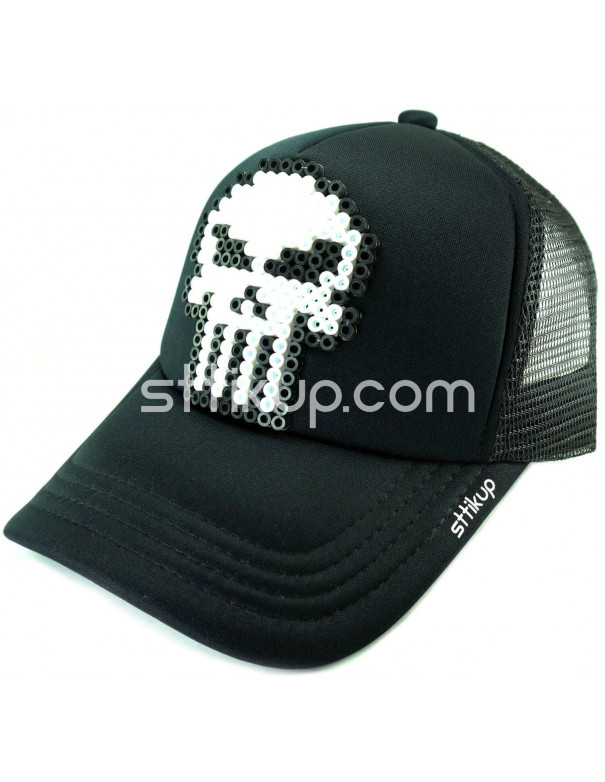 Gorra trucker Pixel Art 3D - El Justiciero | Sttikup