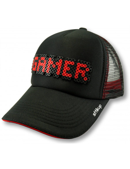 Gorra Curva Pixel Art 3D (ArtBit) - Gamer | Sttikup