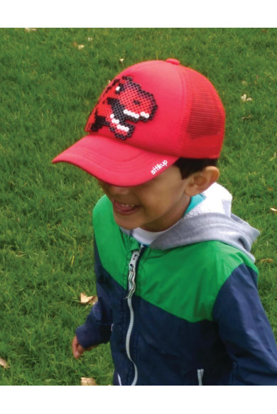 Gorra niños 3-6 Años - T- Rex Pixel Art 3D | Sttikup
