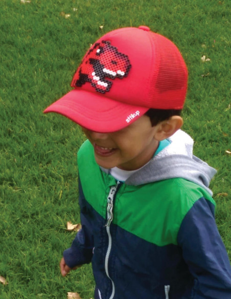 Gorra niños 3-6 Años - T- Rex Pixel Art 3D | Sttikup
