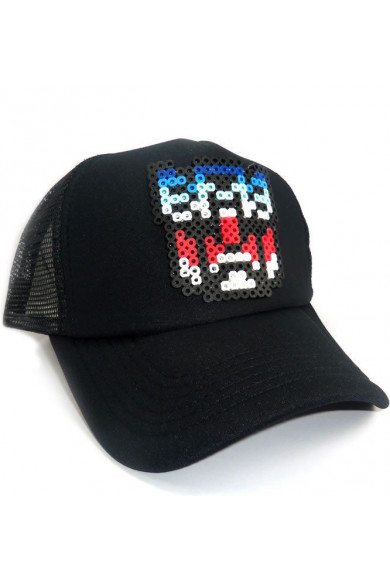 Gorra Trucker Pixel Art 3D - Auto Protector | Sttikup