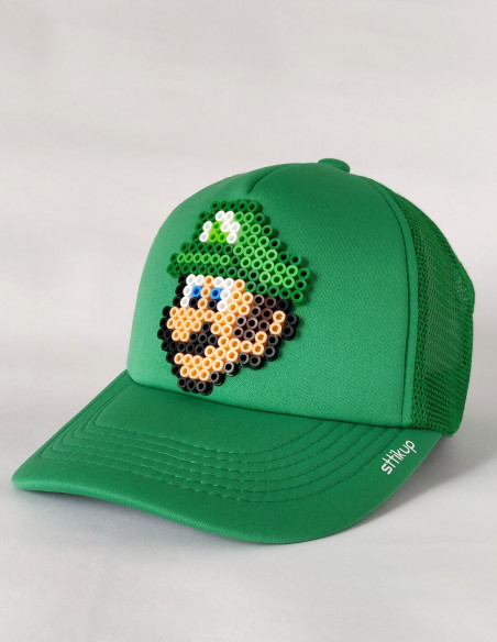 Gorra trucker Pixel Art 3D (ArtBit)- Hermano Fontanero | Sttikup