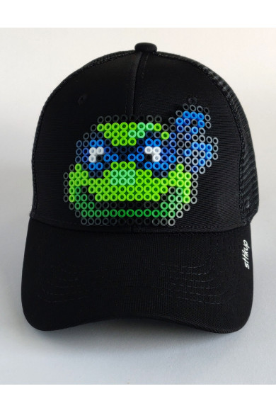Gorra trucker Pixel Art 3D (ArtBit) - Pizza Time Azul |... 2