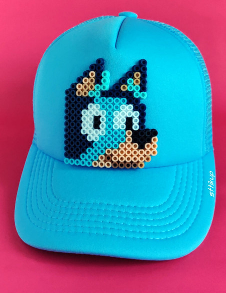 Gorra trucker Pixel Art 3D (ArtBit) - Perrita Heeler | Sttikup