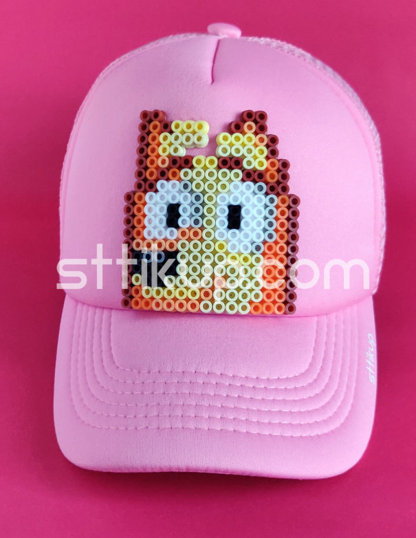 Gorra trucker Pixel Art 3D - Perrita heeler 2 | Sttikup