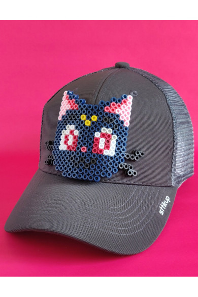 Gorra trucker Pixel Art 3D (ArtBit) - Luna | Sttikup