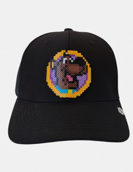 Gorra Curva Pixel Art 3D - Perro Misterio | Sttikup