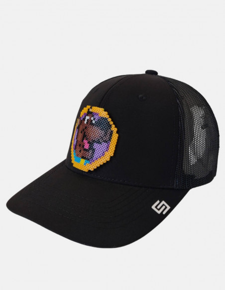 Gorra Curva Pixel Art 3D - Perro Misterio | Sttikup
