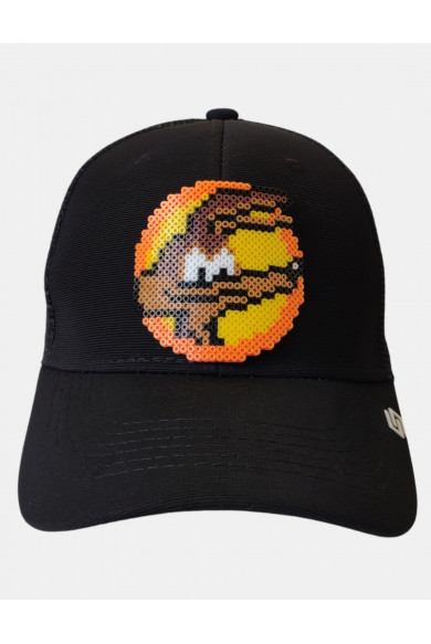 Gorra Curva Pixel Art 3D  (ArtBit) - Coyote | Sttikup