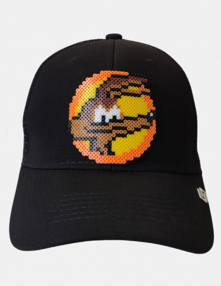 Gorra Curva Pixel Art 3D  (ArtBit) - Coyote | Sttikup