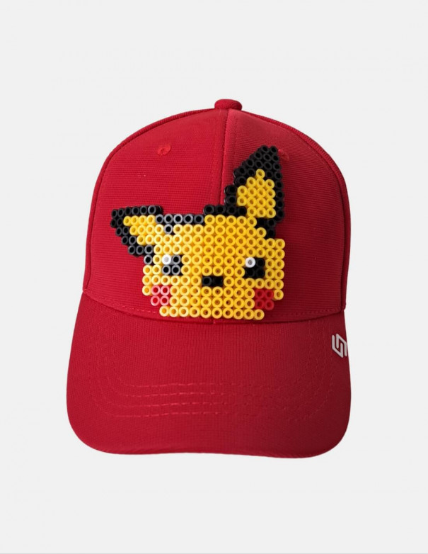 Gorra Curva Pixel Art 3D - Pika | Sttikup