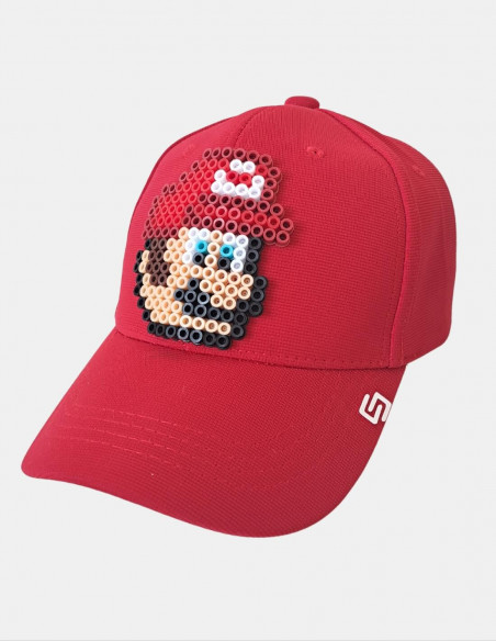 Gorra Curva Pixel Art 3D  (ArtBit) - Fontanero Bigoton | Sttikup