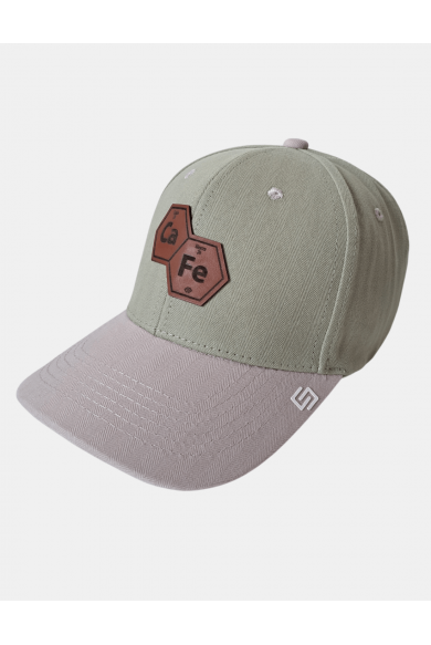 Gorra Curva Molecula Cafe Parche Pixel | Sttikup 2
