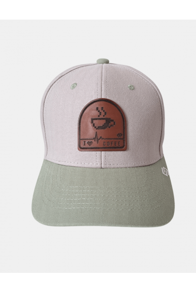 Gorra Curva Love Coffee Parche Pixel | Sttikup
