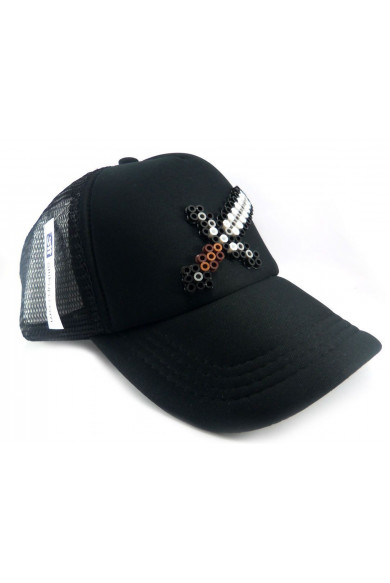 Gorra Trucker Pixel Art 3D - Espada de Hierro | Sttikup