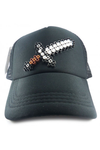 Gorra Trucker Pixel Art 3D - Espada de Hierro | Sttikup 2