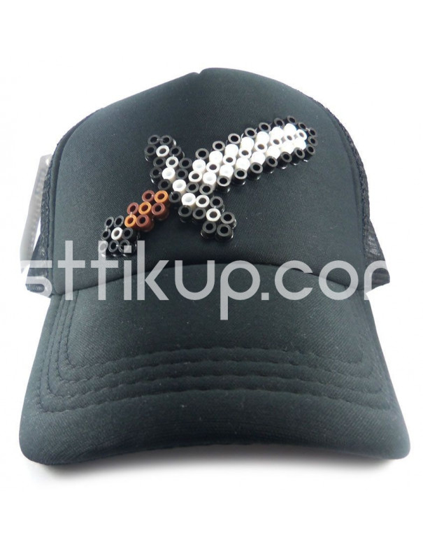 Gorra Trucker Pixel Art 3D - Espada...