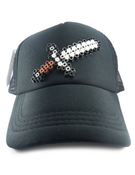Gorra Trucker Pixel Art 3D - Espada de Hierro | Sttikup