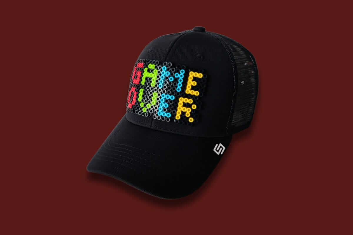 Gorra Pixel Art 3D Sttikup